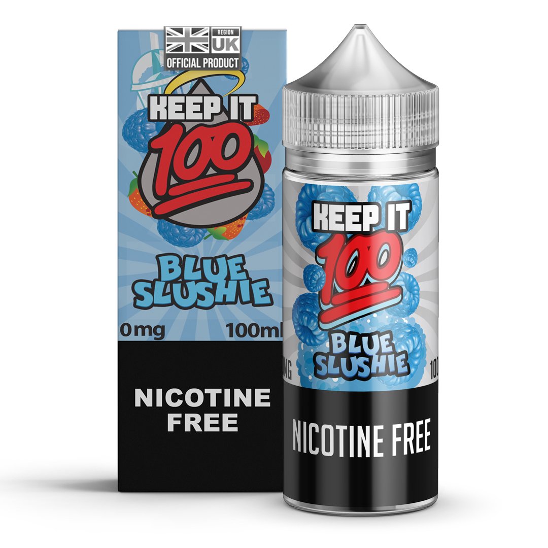 Keep it 100 Blue Slushie 0mg 100ml Shortfill E-Liquid