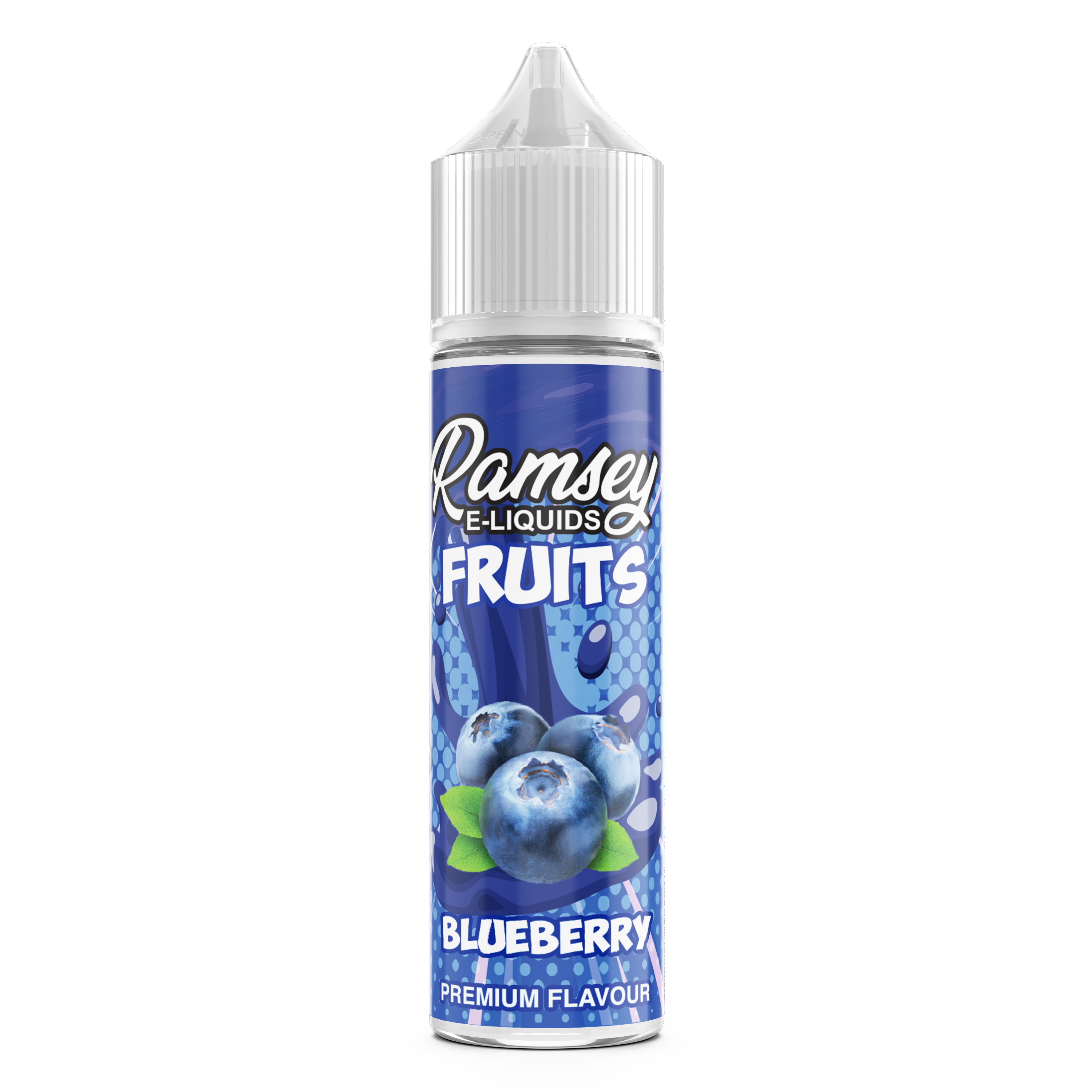 Ramsey E-Liquids Fruits: Blueberry 0mg 50ml Shortfill E-Liquid