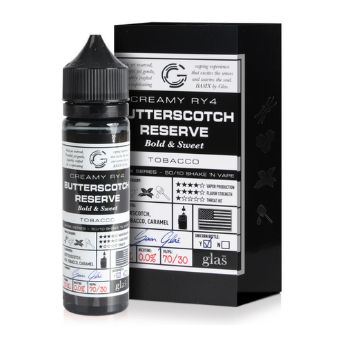 Glas Basix Butterscotch Reserve 0mg 50ml Shortfill E-Liquid
