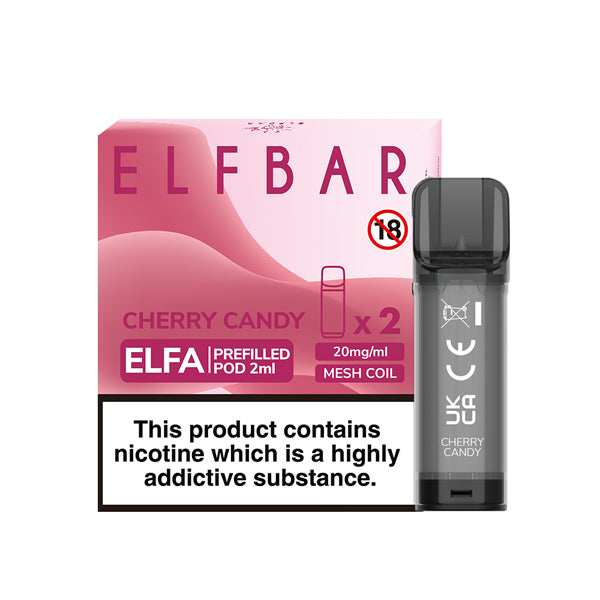 Elf Bar Elfa Prefilled Pods 2pcs Cherry Candy