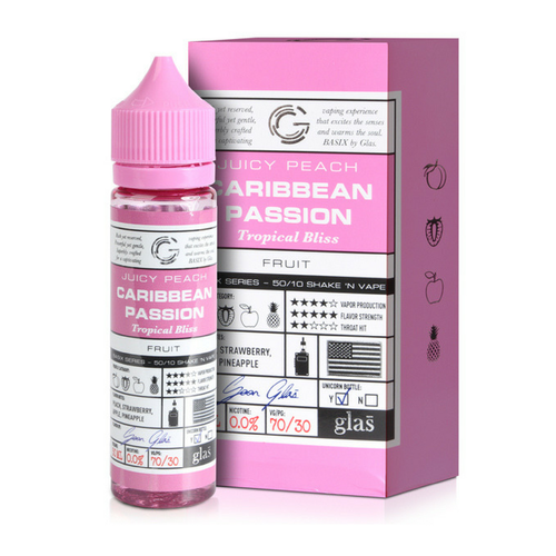Caribbean Passion E-Liquid by Glas 50ml Shortfill