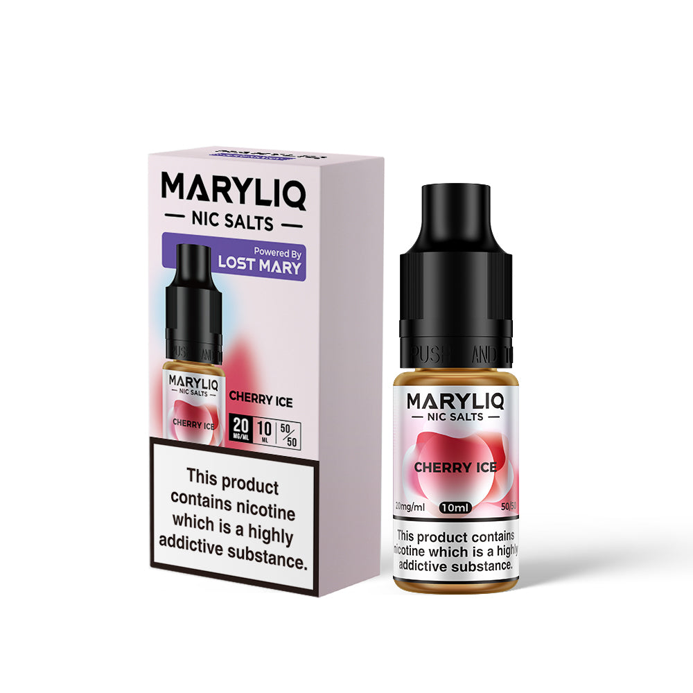 Maryliq Nic Salt by Lost Mary 10ml 10mg/20mg - Cherry Ice