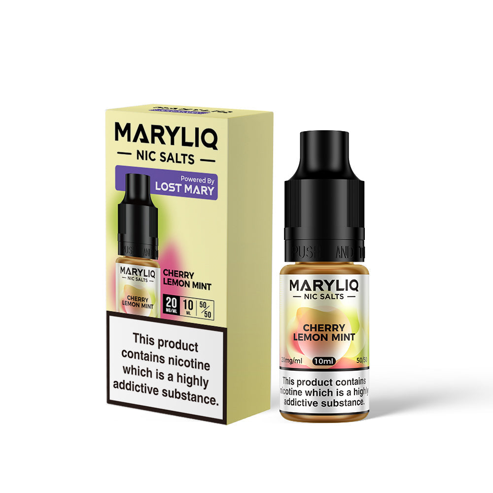 Maryliq Nic Salt by Lost Mary 10ml 10mg/20mg - Cherry Lemon Mint