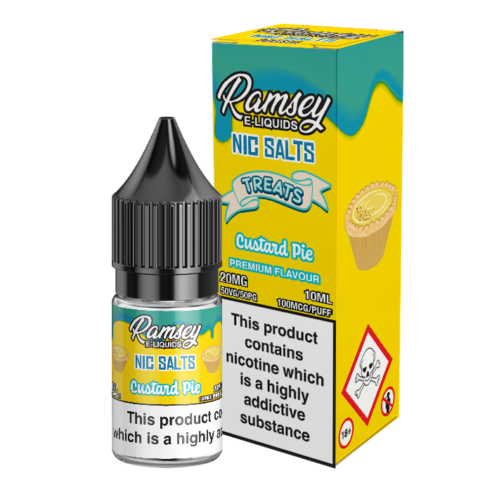 Ramsey E-Liquids Custard Pie 10ml Nic Salt