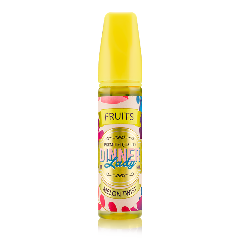 Dinner Lady Fruits: Melon Twist 0mg 50ml Shortfill E-Liquid