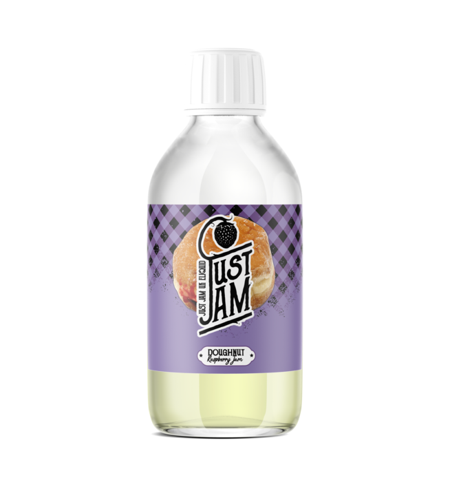 Just Jam Raspberry Doughnut 0mg 200ml Shortfill E-Liquid