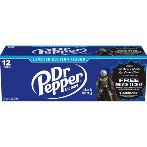 Limited Edition Dr Pepper Dark Berry 12oz 335ml 24 Pack (Shipping Restricted*)