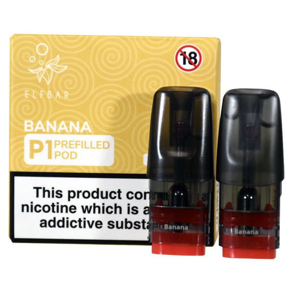 Elf Bar Mate500 P1 Prefilled Pods 2 Pack Banana