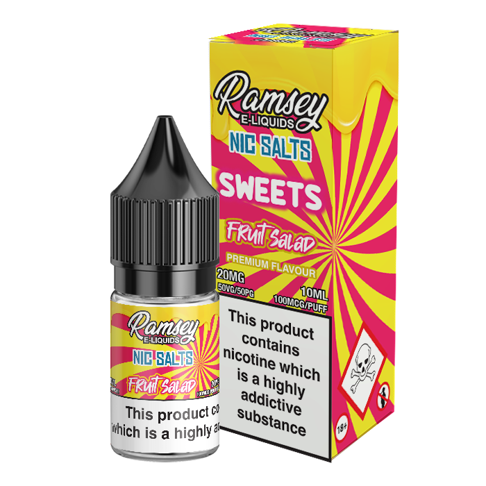 Ramsey E-Liquids Fruit Salad 10ml Nic Salt