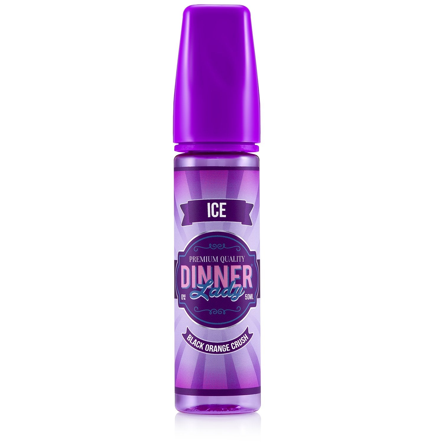 Dinner Lady Summer Holidays: Black Orange Crush Ice 0mg 50ml Shortfill E-Liquid