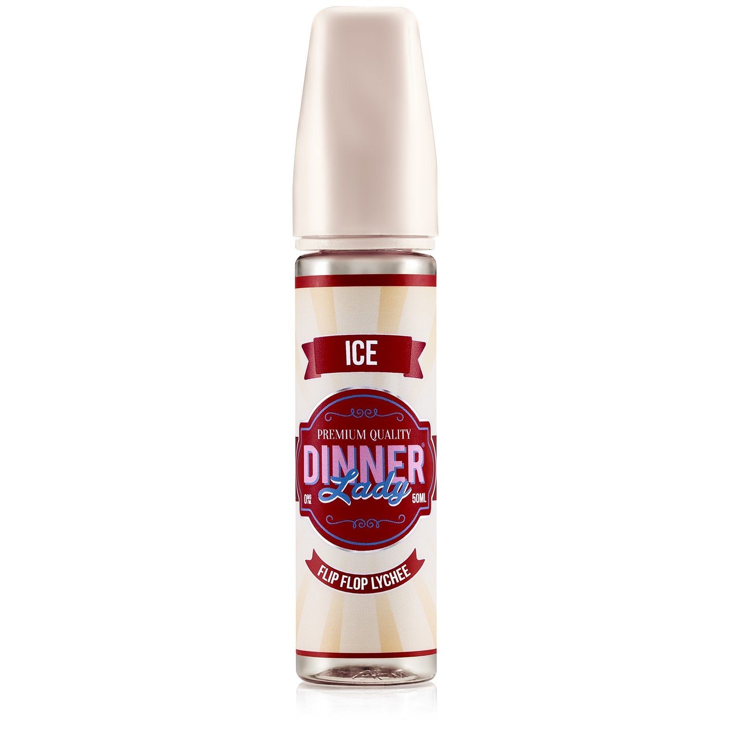 Flip Flop Lychee Ice By Dinner Lady Summer Holidays Ice Shortfill - 50ml