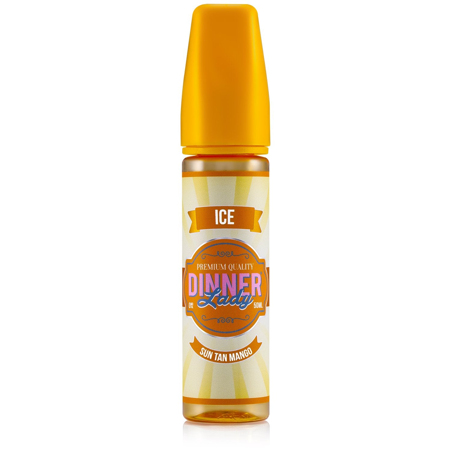 Dinner Lady Summer Holidays: Sun Tan Mango Ice 0mg 50ml Shortfill E-Liquid