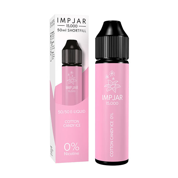 Cotton Candy Ice E-Liquid by Imp Jar - Shortfills UK