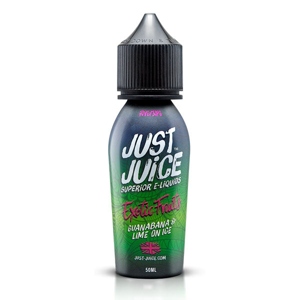 Just Juice Exotic Fruits Guanabana & Lime on Ice 0mg 50ml Shortfill