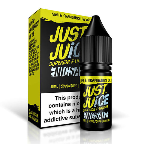 Just Juice Kiwi & Cranberry On Ice 10ml Nic Salt