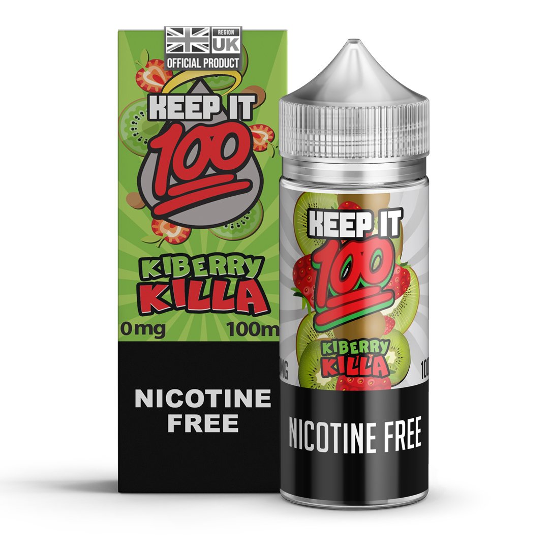 Keep it 100 Kiberry Killa 0mg 100ml Shortfill E-Liquid