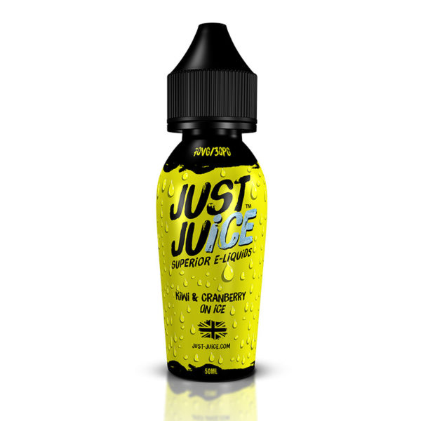 Just Juice Kiwi & Cranberry on Ice 0mg 50ml Shortfill E-Liquid
