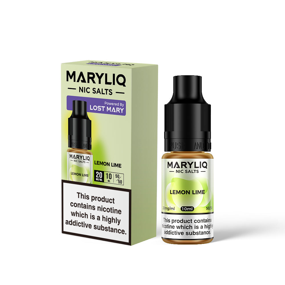Maryliq Nic Salt by Lost Mary 10ml 10mg/20mg - Lemon Lime