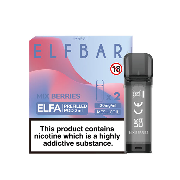 Elf Bar Elfa Prefilled Pods 2pcs Mixed Berries