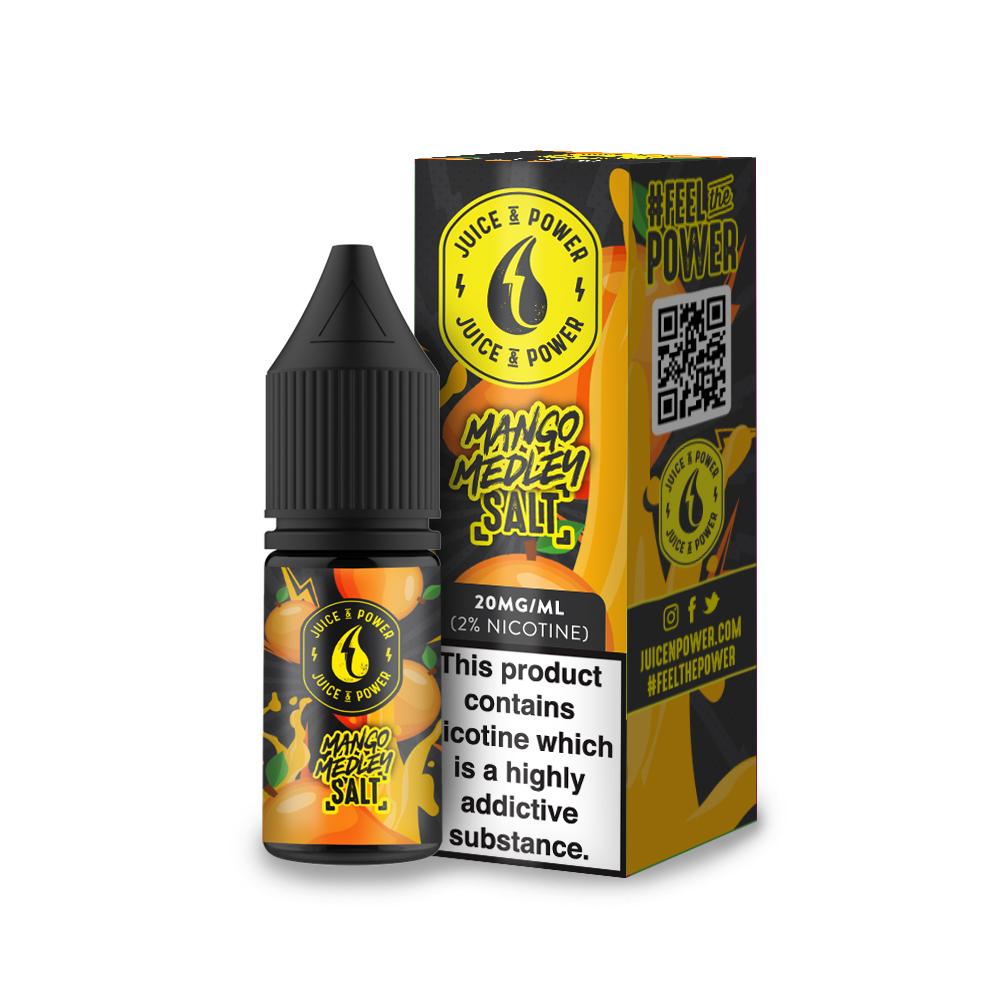 Juice N Power Mango Medley 11mg 10ml Nic Salt E-Liquid