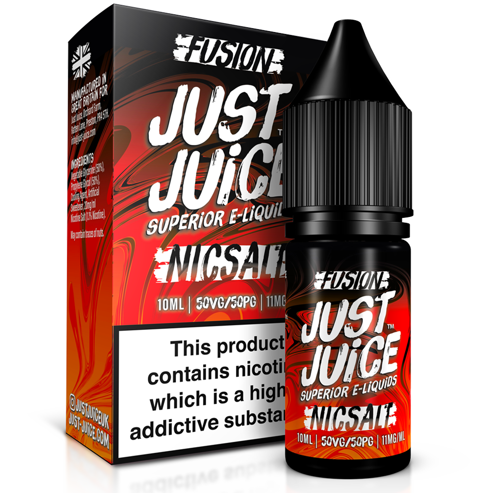 Just Juice Fusion: Mango & Blood Orange on Ice 10ml Nic Salt 11mg