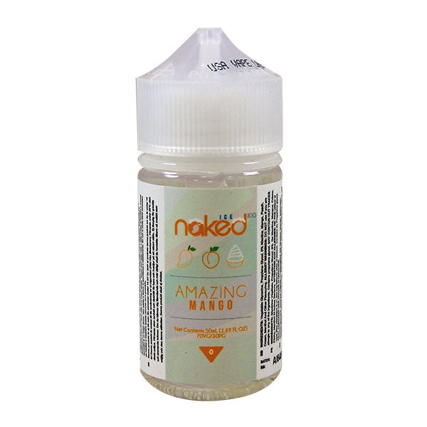 Naked 100 Ice Amazing Mango 0mg 50ml Shortfill E-Liquid