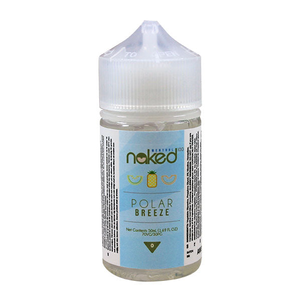 Naked 100 Menthol Polar Breeze 0mg 50ml Shortfill E-Liquid
