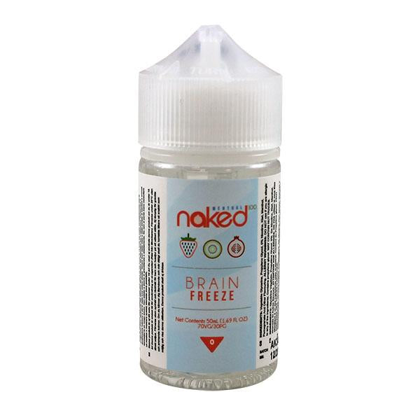 Naked 100 Menthol Brain Freeze 0mg 50ml Shortfill E-Liquid