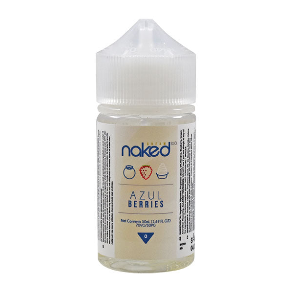 Naked 100 Cream Azul Berries 0mg 50ml Shortfill E-Liquid