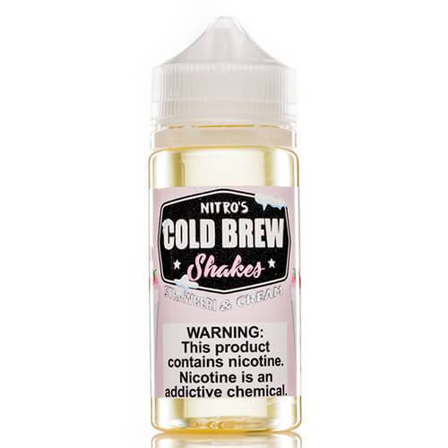Nitro's Cold Brew Strawberri and Cream 0mg 100ml Shortfill E-Liquid