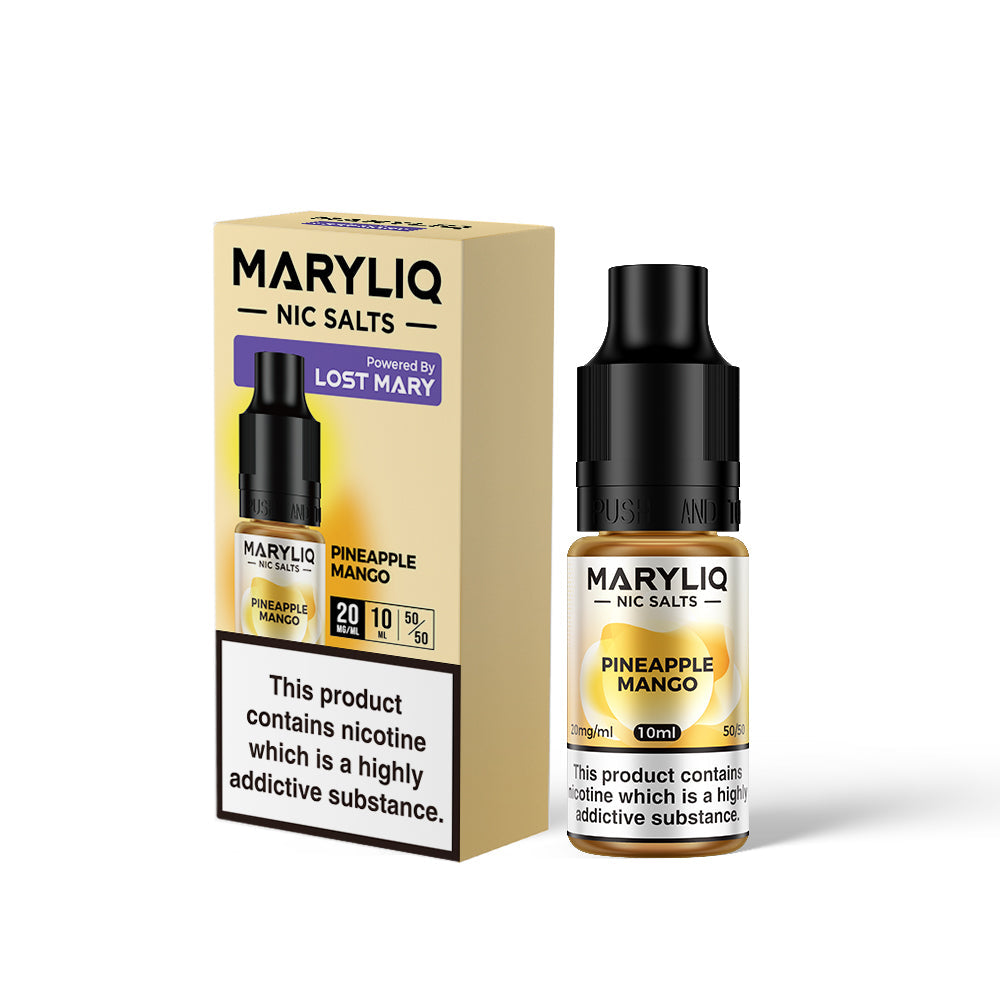 Maryliq Nic Salt by Lost Mary 10ml 10mg/20mg - Pineapple Mango