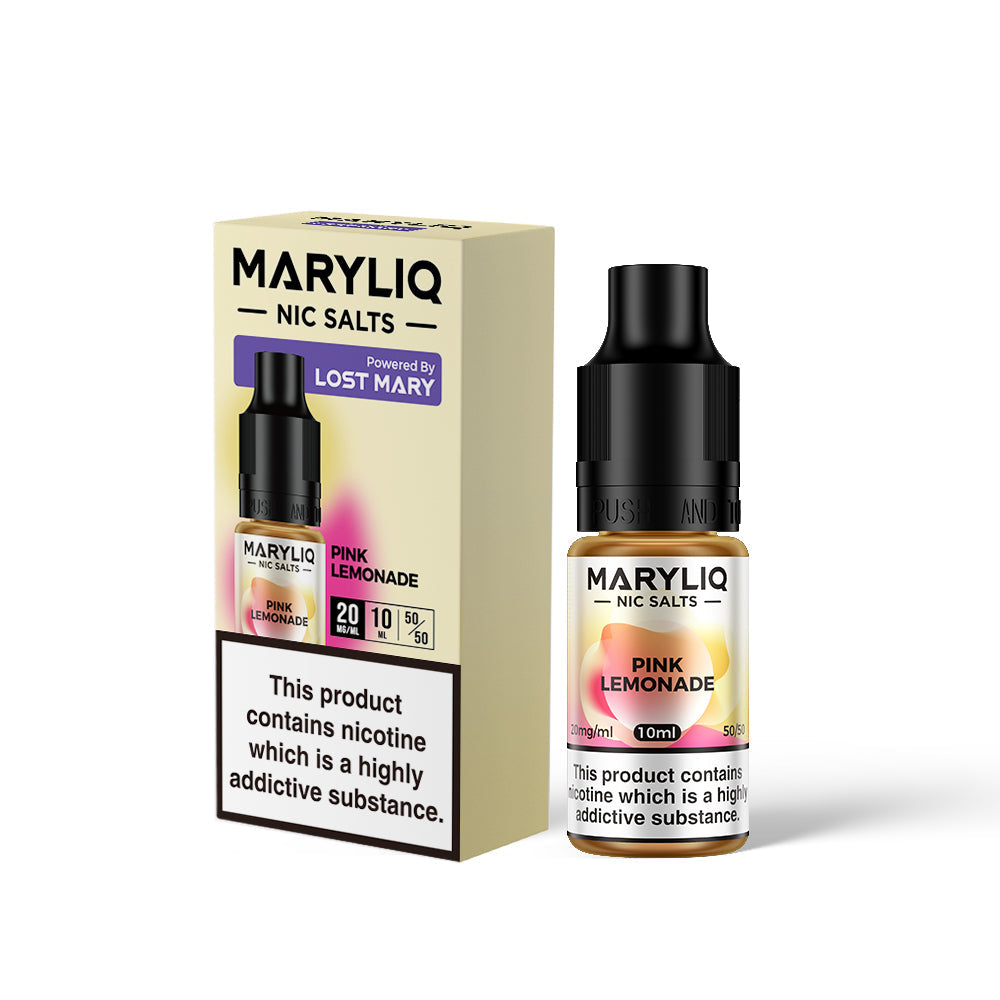 Maryliq Nic Salt by Lost Mary 10ml 10mg/20mg - Pink Lemonade