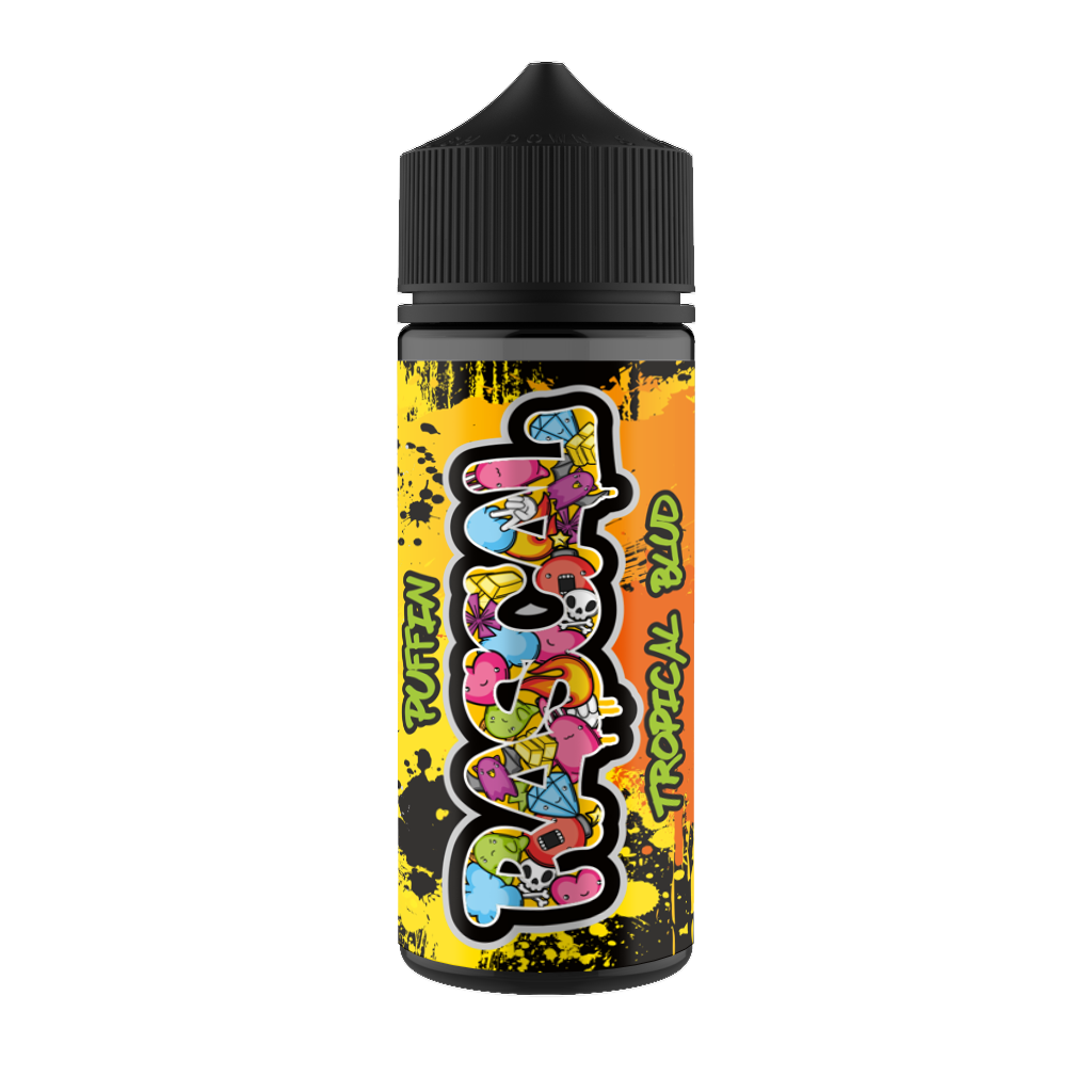 Puffin Rascal Tropical Blud 0mg 100ml Shortfill E-Liquid