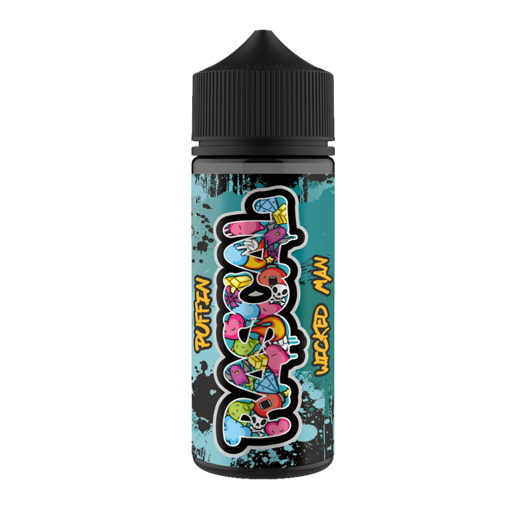 Puffin Rascal Wicked Man 0mg 100ml Shortfill E-Liquid