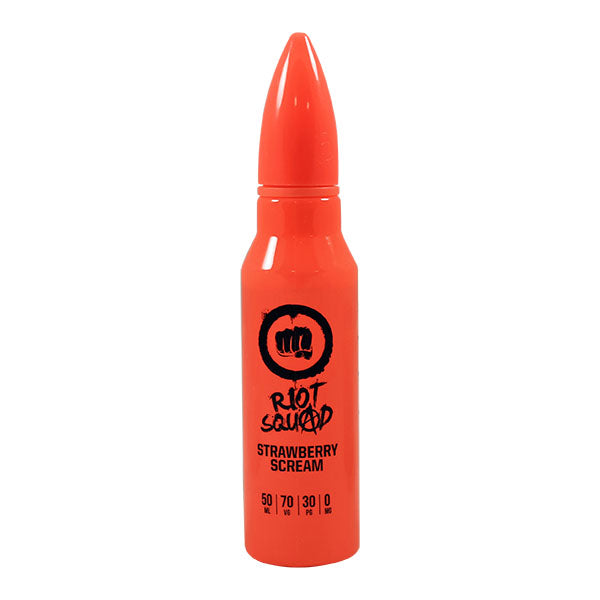 Riot Squad Strawberry Scream 0mg 50ml Shortfill E-Liquid
