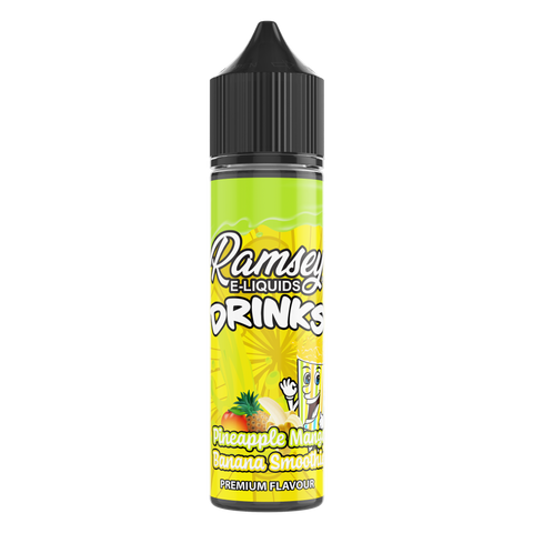 Ramsey E-Liquids Drinks Pineapple Mango Banana Smoothie 50ml Shortfill
