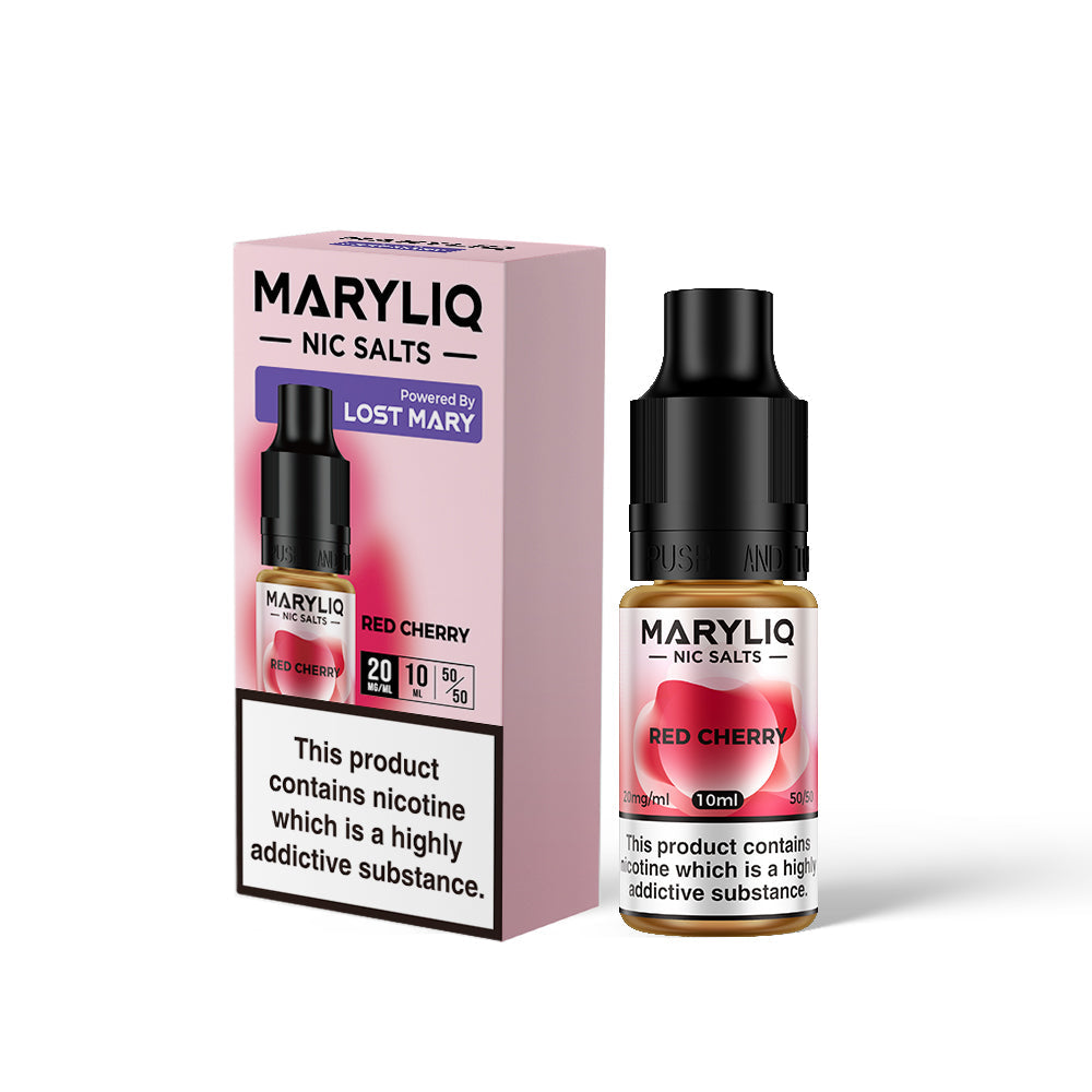 Maryliq Nic Salt by Lost Mary 10ml 10mg/20mg - Red Cherry