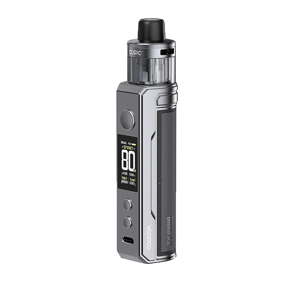 Voopoo Drag X2 Vape Kit Gray Metal