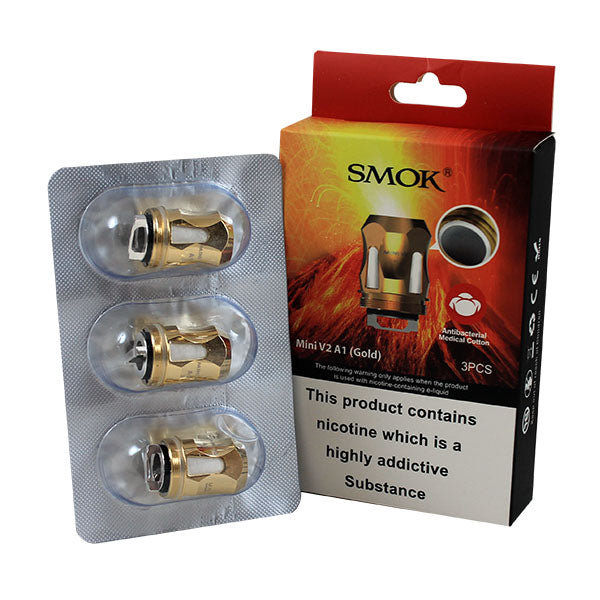 Smok Mini V2 Coils 3pcs A2 0.2ohm Gold