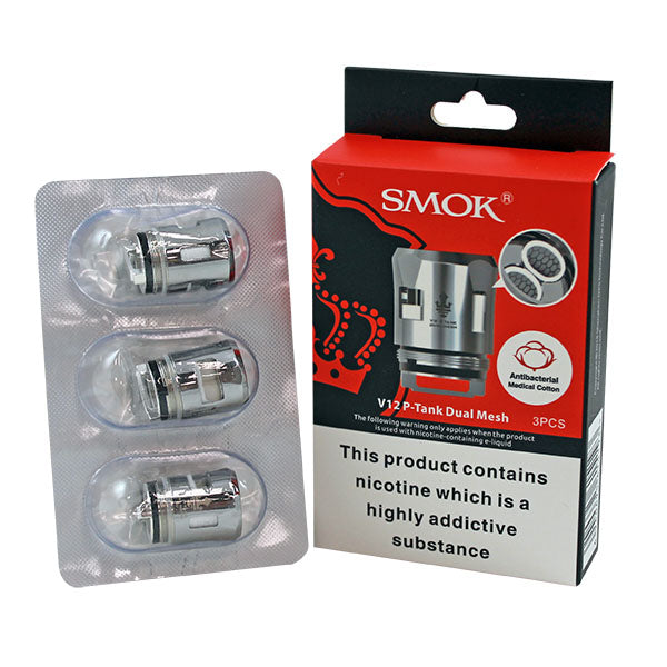 Smok V12 Prince Coils (3pcs) V12 P-Tank Dual Mesh (0.2ohm)