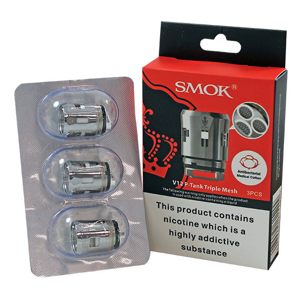 Smok V12 Prince Coils (3pcs) V12 P-Tank Triple Mesh (0.15ohm)