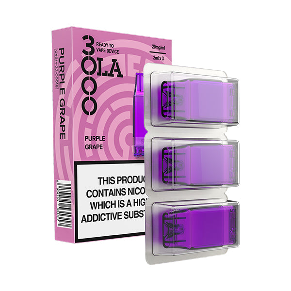 OLA 3000 Prefilled Pods 20mg (3pcs) Purple Grape