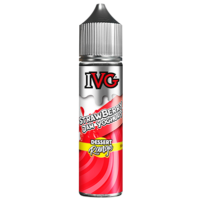 IVG Dessert Range Strawberry Jam Yoghurt 50ML Shortfill