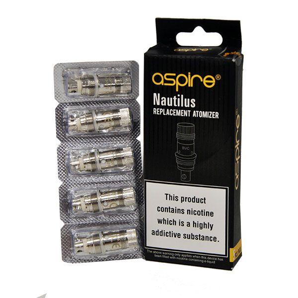 Aspire Nautilus Replacement Atomizer TPD Compliant (5 Pack) 1.6 ohm