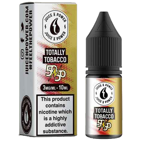 Juice N Power 50:50 Totally Tobacco 10ml E-Liquid