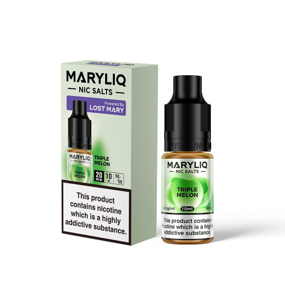 Maryliq Nic Salt by Lost Mary 10ml 10mg/20mg - Triple Melon