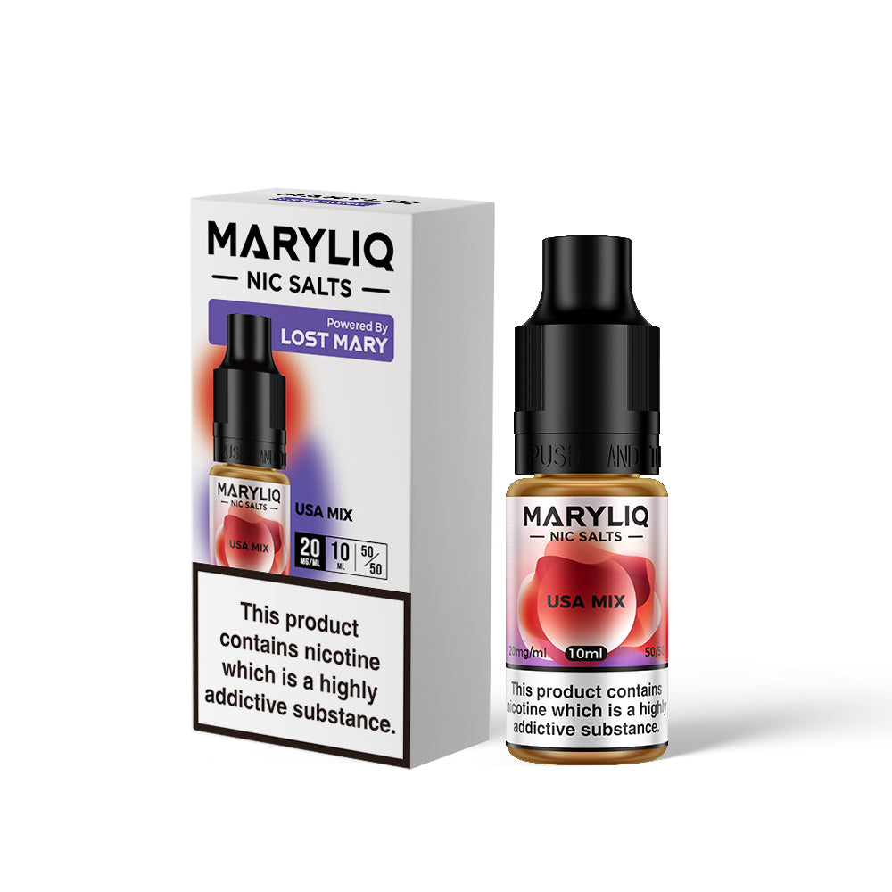 Maryliq Nic Salt by Lost Mary 10ml 10mg/20mg - USA Mix