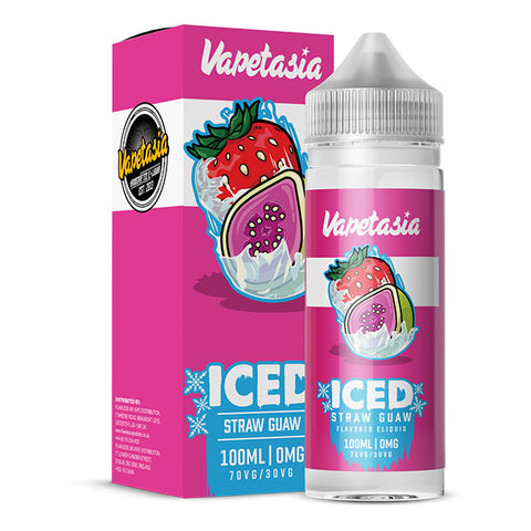 Vapetasia Iced Straw Guaw 100ml Shortfill