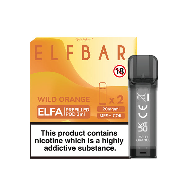 Elf Bar Elfa Prefilled Pods 2pcs Wild Orange