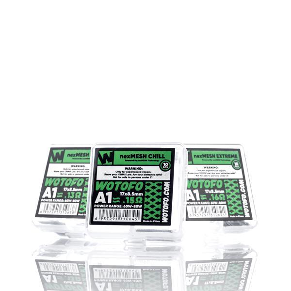 Wotofo nexMesh Strips 10pcs - A1 17x8.5mm 0.15Ω